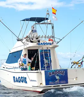 Raggie Sport Fishing Boat in Tenerife.