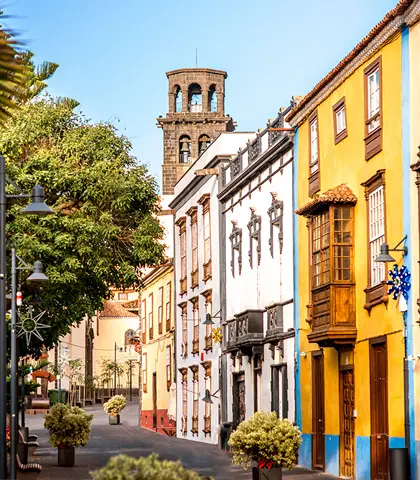 The mountains of Anaga and the historic streets of La Laguna on a north Tenerife tour.
